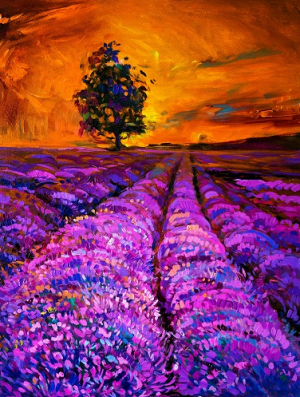 عکس با کیفیت نقاشی درخت بهاری